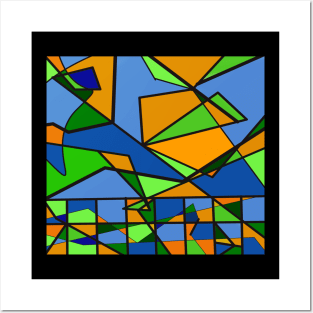 Stained Glass Pattern Art Posters and Art